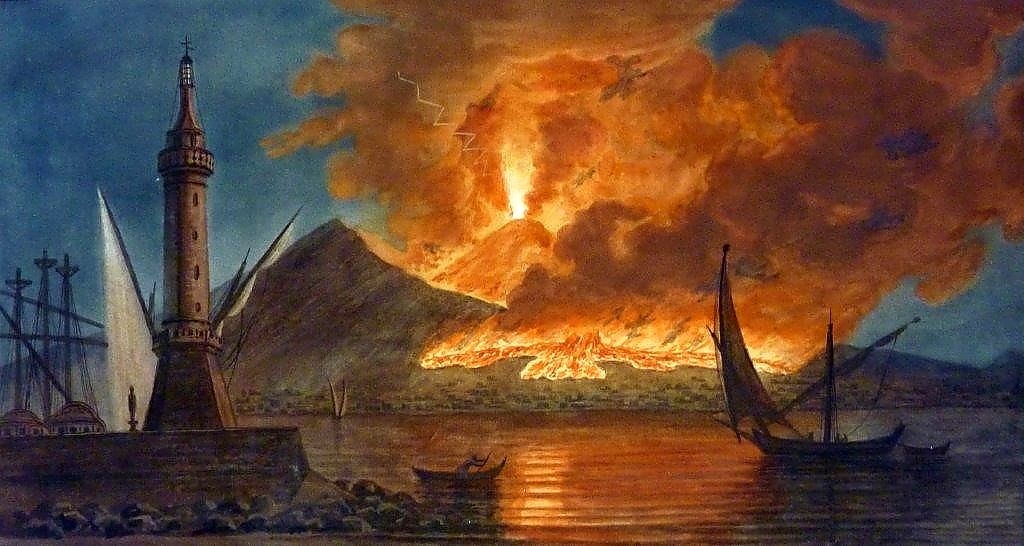 Vesuvius from the Mole of Naples, 20th October 1767