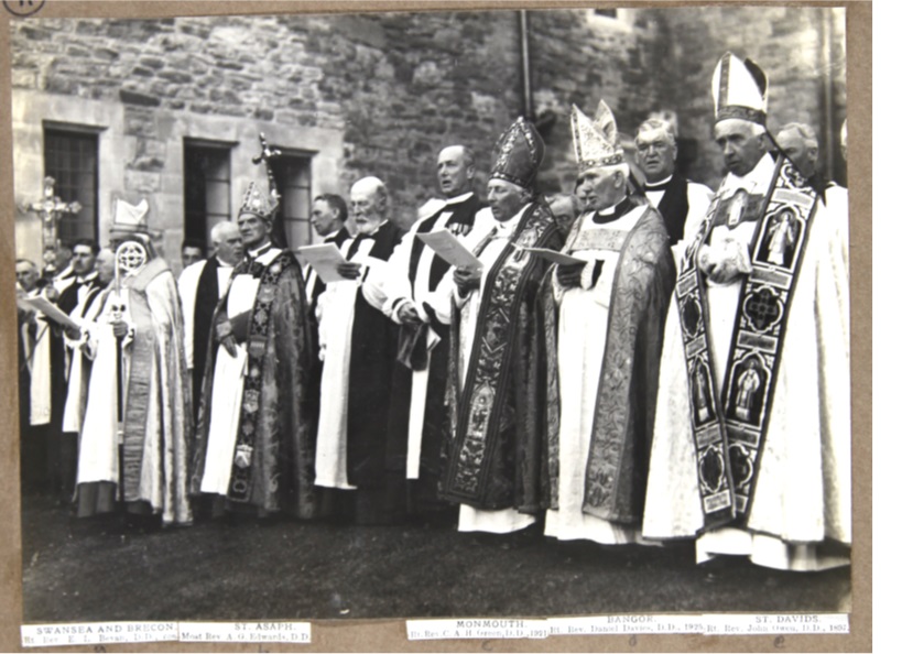 The Archbishop and Bishops of the Church in Wales, 1927 (MS 4701 p. 11)