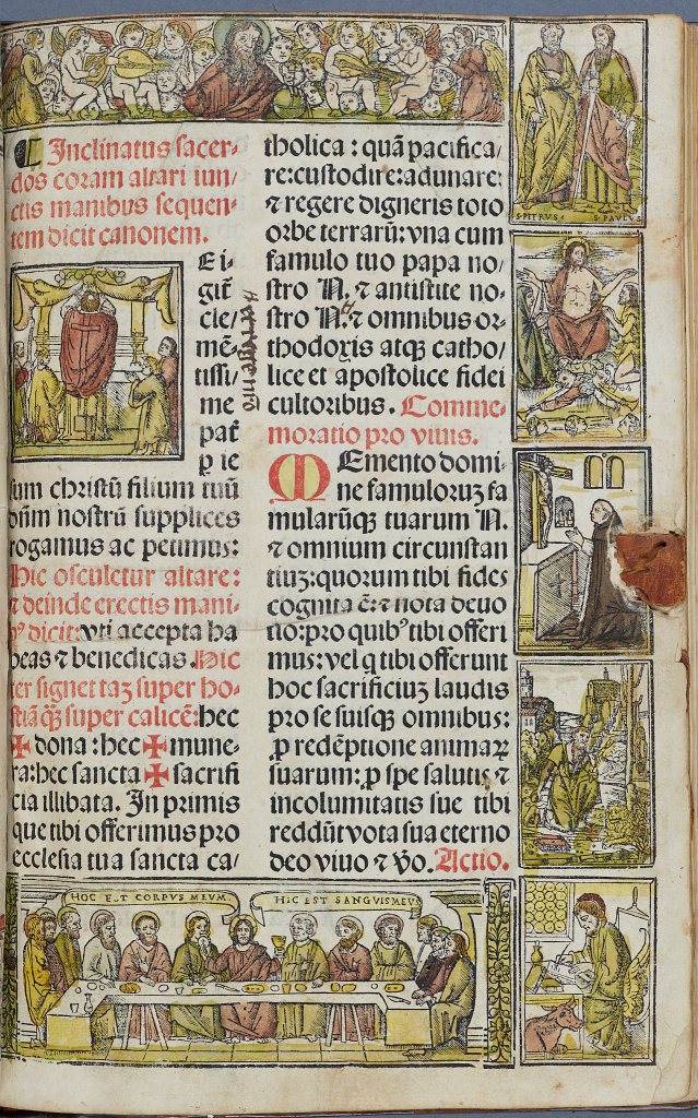 Catholic Church. Missale Romanu[m]. Venice, [1510]. H2015.A2 1510 [**]